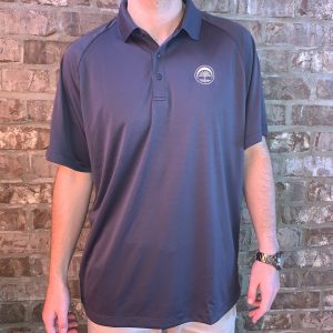 Men’s Embroidered Polo (Grey)